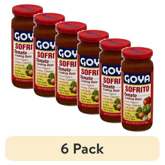 (6 pack) GOYA Sofrito Tomato Cooking Base, 12 oz