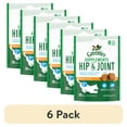 thumbnail image 1 of (6 pack) GREENIES Dog Supplements Chicken Flavor Soft Chew Treats for Hip & Joint Care for Adult Dogs All Sizes, 10.7 Ounces Pouch, 1 of 11