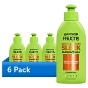 6 pack Garnier Fructis Style Anti-Humidity Smoothing and Straightening, All Hair Types, Milk, 5.1 fl oz