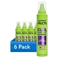 thumbnail interactive-video image 1 of (6 pack) Garnier Fructis Style Curl Construct Creation Mousse, For Curly Hair, 6.8 oz., 1 of 13