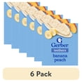 thumbnail image 1 of (6 pack) Gerber Snacks for Baby Teethers, Banana Peach, 1.7 oz Box (12 Pack), 1 of 16