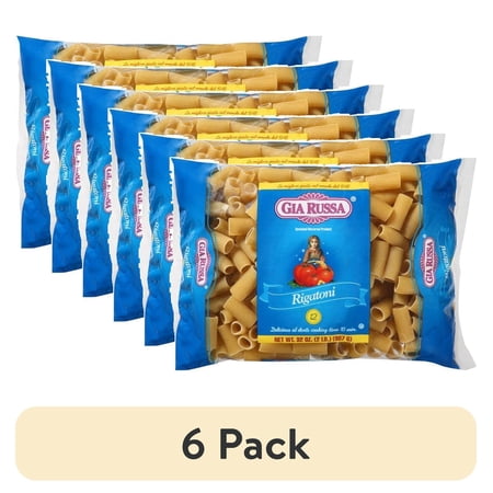 (6 pack) Gia Russa Rigatoni, 32 oz