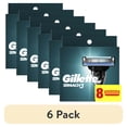 thumbnail image 1 of (6 pack) Gillette Mach3 Razor Blade Refill ,Manual Razor Men , 8 count, 1 of 13