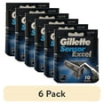 thumbnail image 1 of (6 pack) Gillette Sensor Excel Refill Blades - 10 Cartridges, 1 of 3