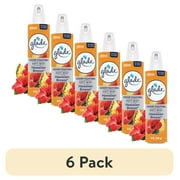 (6 pack) Glade Air Freshener Spray, Hawaiian Breeze Scent, Fragrance Infused with Essential Oils, 8 oz