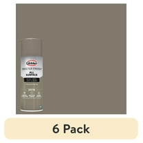(6 pack) Glidden Master Finish 12 oz. Satin Chocolate Pretzel Interior/Exterior All Surface Spray Paint and Primer