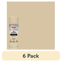 (6 pack) Glidden Master Finish 12 oz. Satin Earthy Cane Interior/Exterior All Surface Spray Paint and Primer