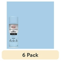 (6 pack) Glidden Master Finish 12 oz. Satin Everlasting Interior/Exterior All Surface Spray Paint and Primer