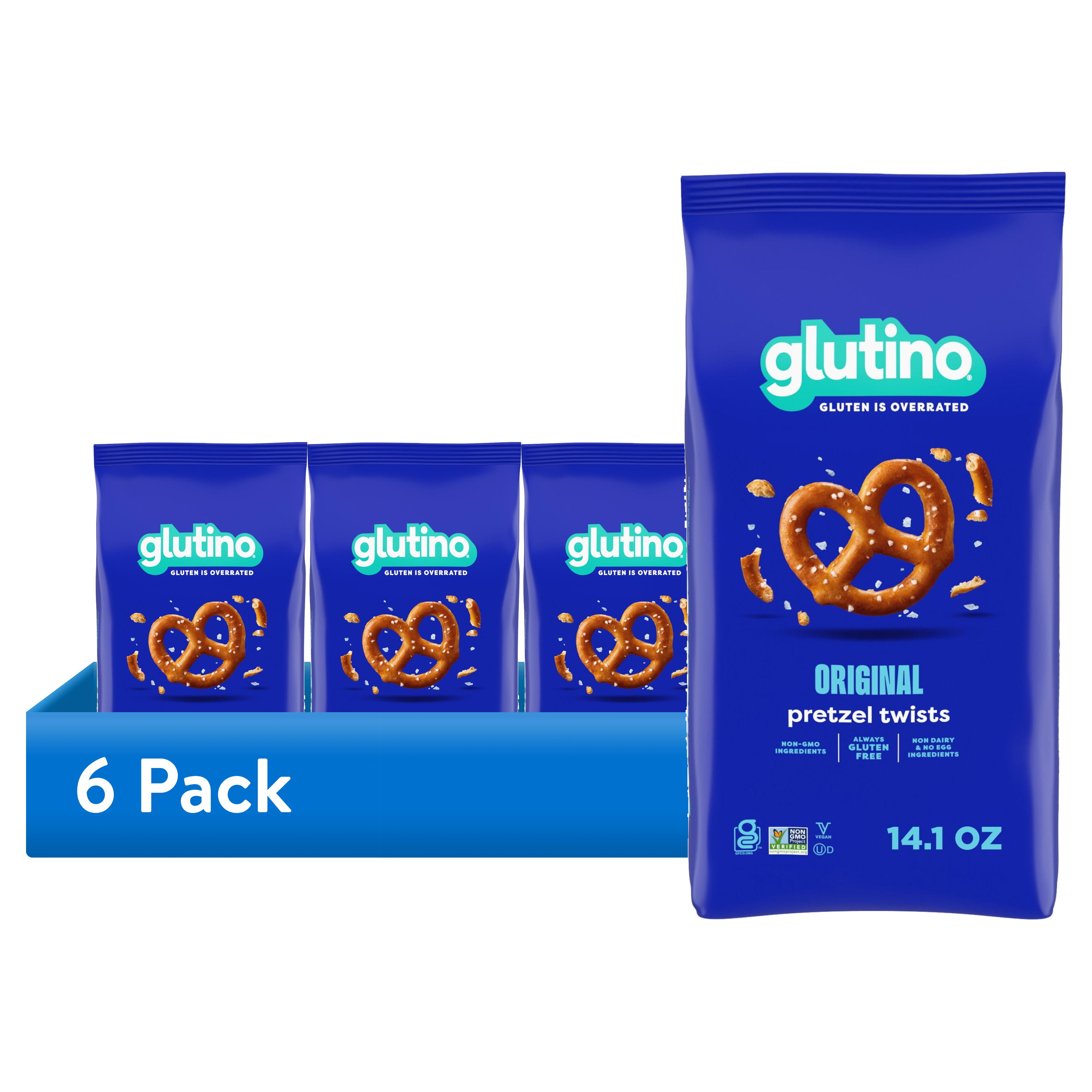 (6 pack) Glutino Gluten Free Pretzel Twists, Gluten Free Snacks, 14.1 oz