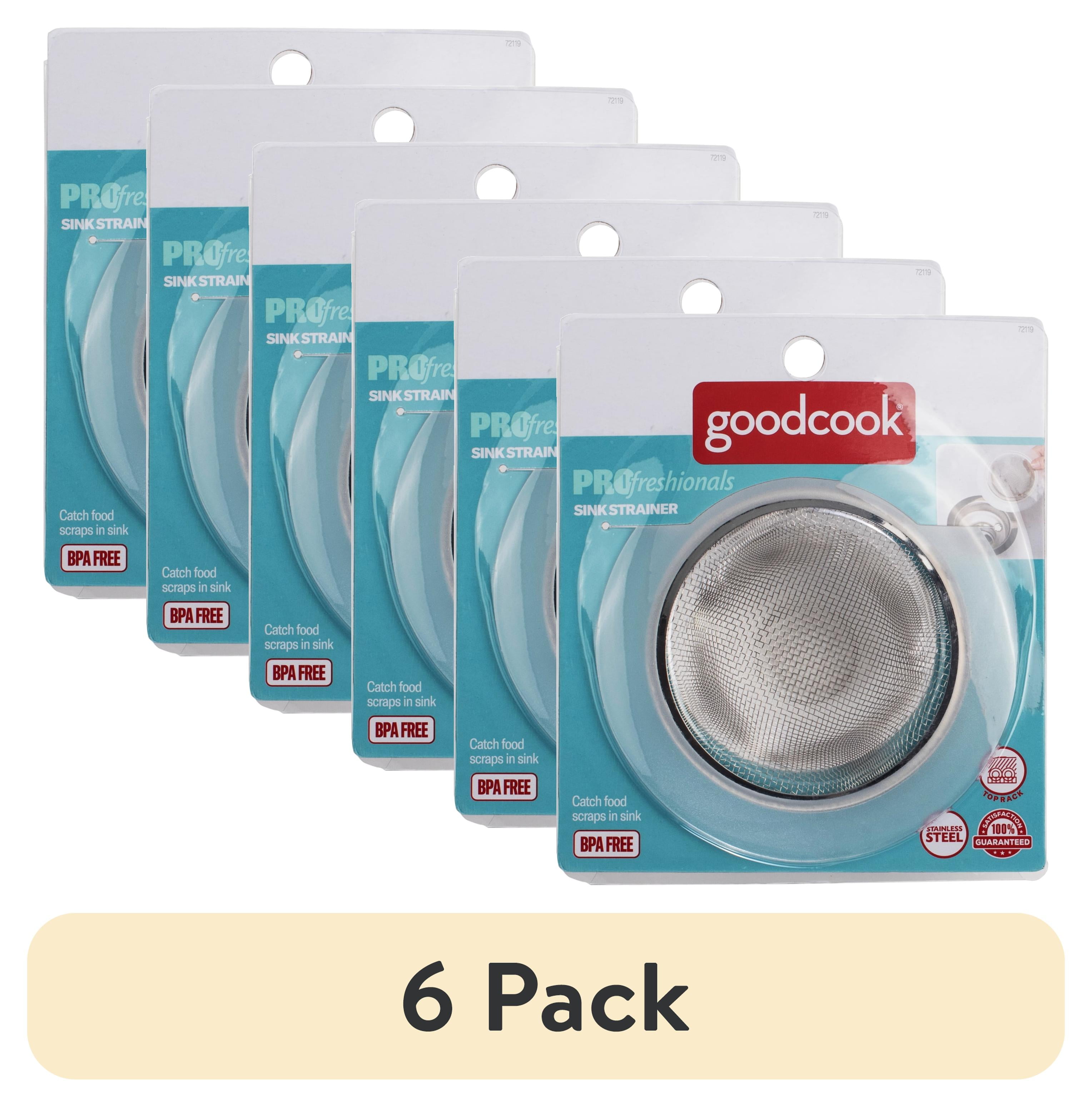 (6 pack) GoodCook Mesh Sink Strainer for Kitchen Drains