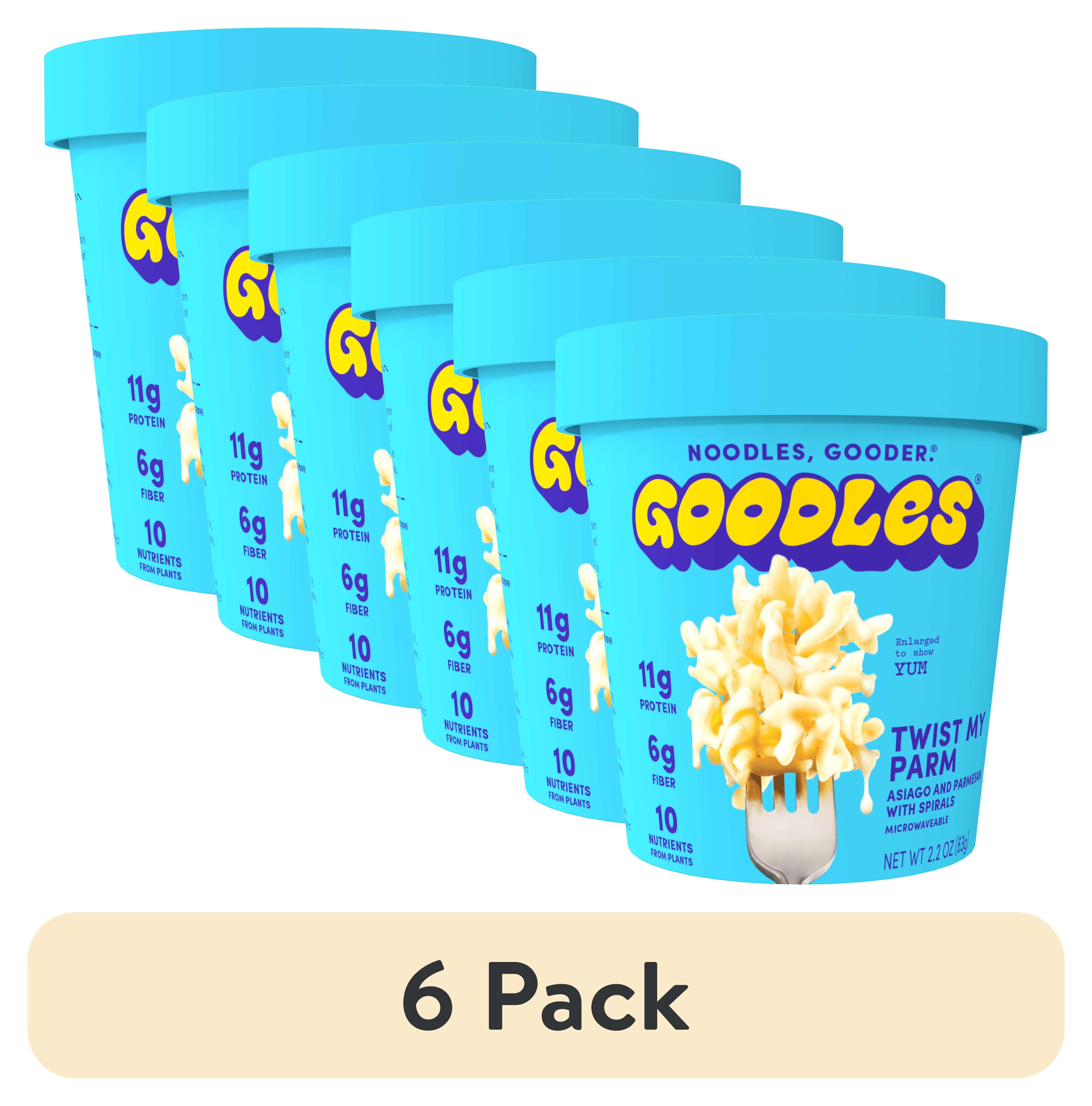 (6 pack) Goodles Mac & Cheese Twist My Parm Microwaveable Cup; Shelf Stable-2.2oz