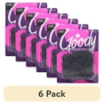 thumbnail image 1 of (6 pack) Goody Mini Rubber Bands, Ouchless Hold Hair Elastics for Fine Hair, Black, 250 Ct, 1 of 7