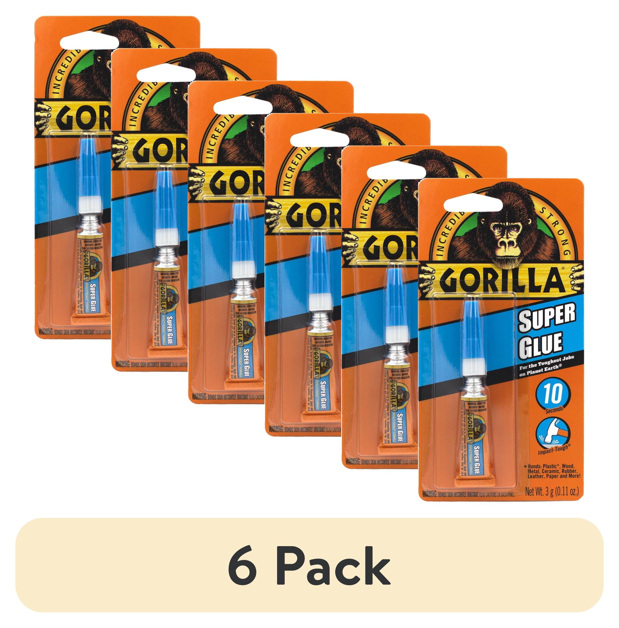 Gorilla Super Glue 3g Tube, Product Net Content Quantity 1