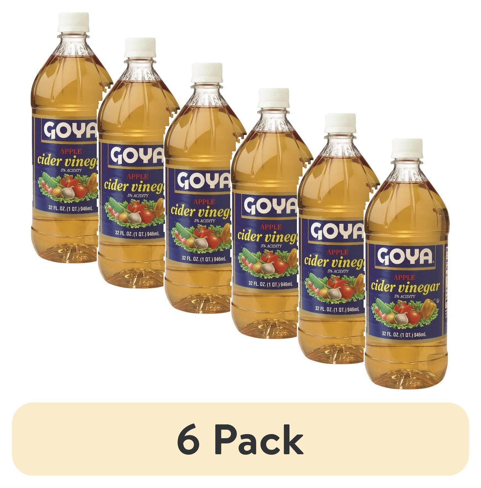 (6 pack) Goya Apple Cider Vinegar, 32 fl oz