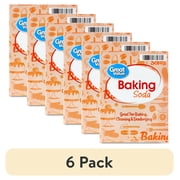 (6 pack) Great Value Baking Soda, 1 lb