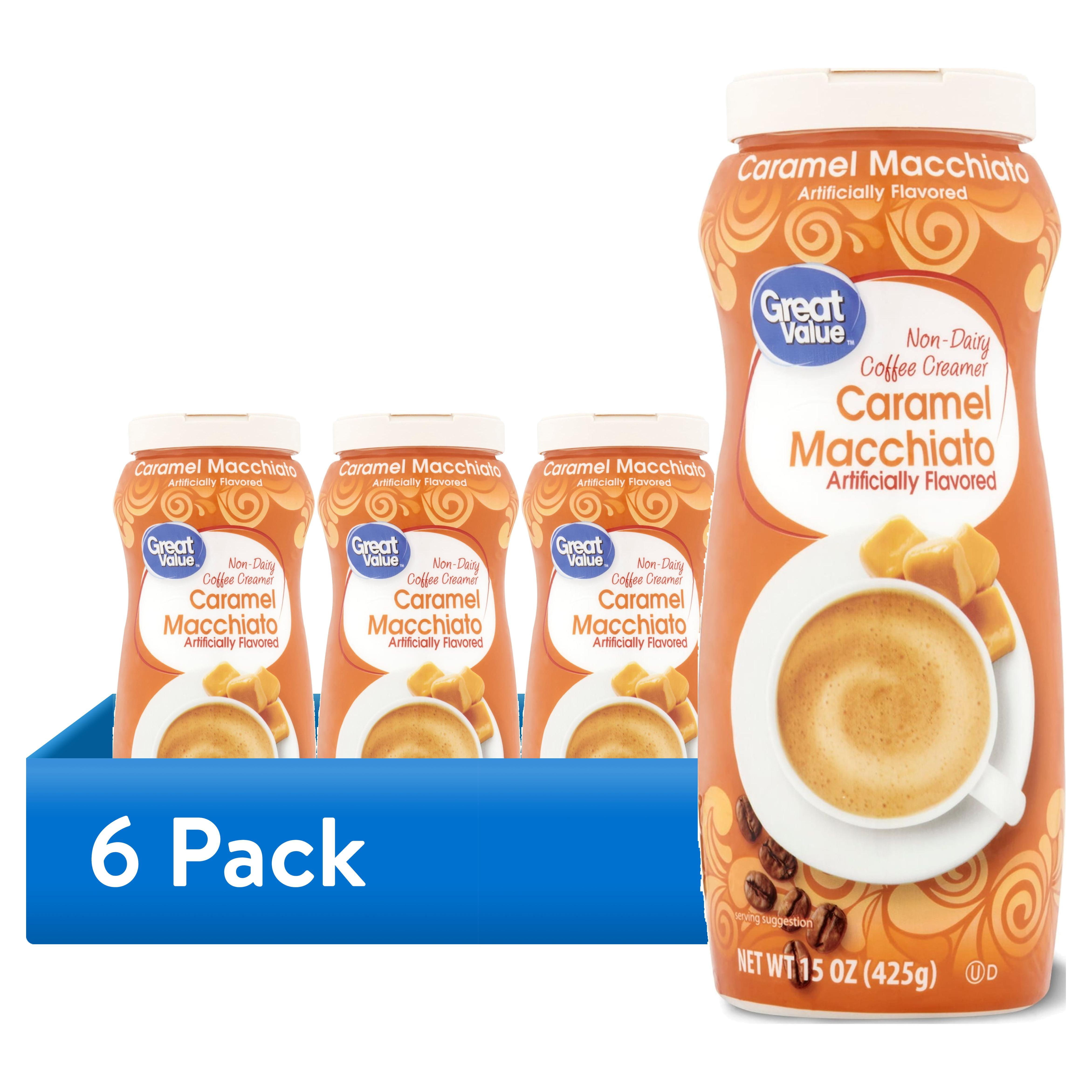 (6 pack) Great Value Caramel Macchiato Coffee Creamer, 15 oz