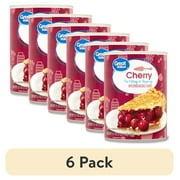 (6 pack) Great Value Cherry Pie Filling or Topping, 21 oz