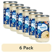 (6 pack) Great Value Classic Alfredo Pasta Sauce, 22 oz