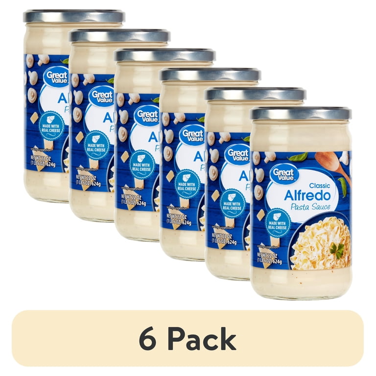 ファセルヴァ クリーム 330g 2本セット 6 pack) Great Value Classic Alfredo Pasta Sauce, 22 oz - Walmart.com