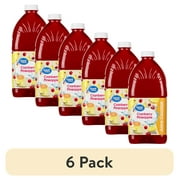 (6 pack) Great Value Cranberry Pineapple Juice Cocktail, 64 fl oz (Shelf Stable)