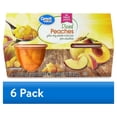 thumbnail image 1 of (6 pack) Great Value Diced Peaches in Juice, 4 oz, 4 Count, 1 of 10