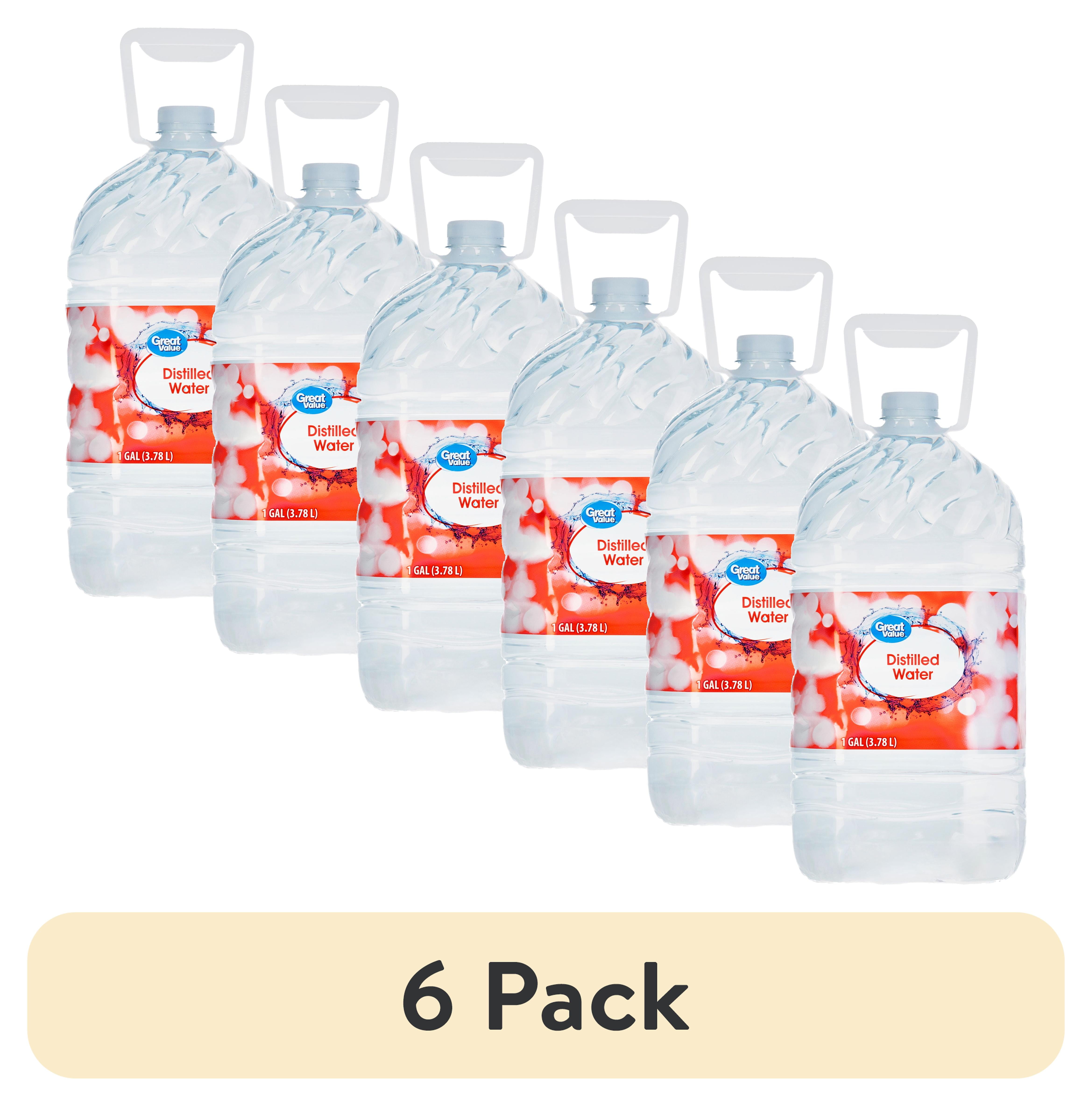 6 pack) Great Value Distilled Water, 1 Gallon - Walmart.com