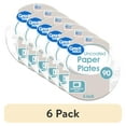 thumbnail image 1 of (6 pack) Great Value Economy 6" Paper Plates, 90 count, 1 of 10