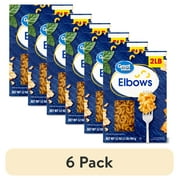 (6 pack) Great Value Elbows Pasta, 32 oz