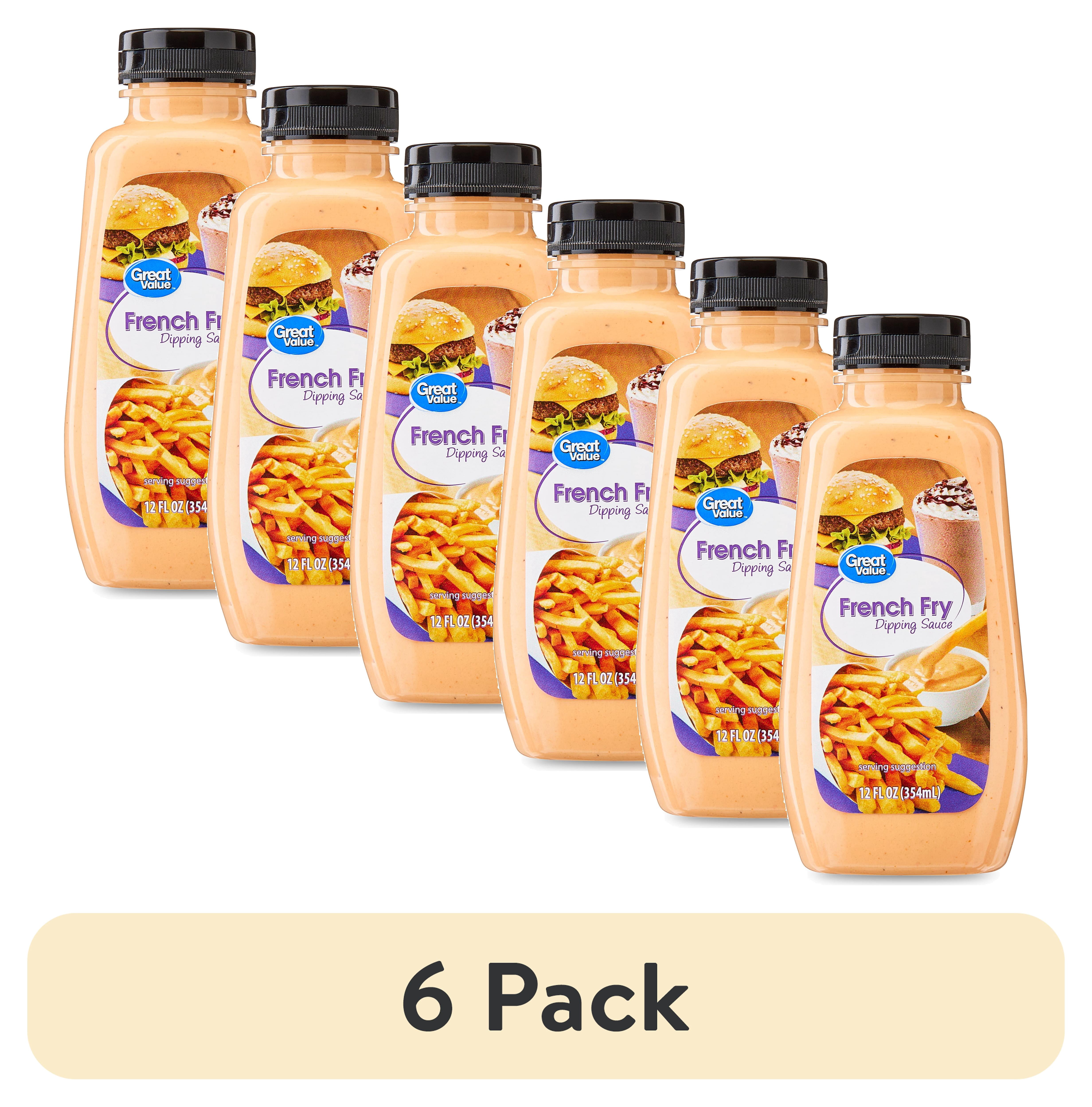 (6 pack) Great Value French Fry Dipping Sauce, 12 fl oz