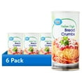thumbnail image 1 of (6 pack) Great Value Italian Style Bread Crumbs, 15 oz, 1 of 9