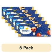 (6 pack) Great Value Lasagna Pasta, 16 oz