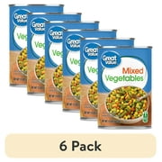 (6 pack) Great Value Mixed Vegetables, 15 oz