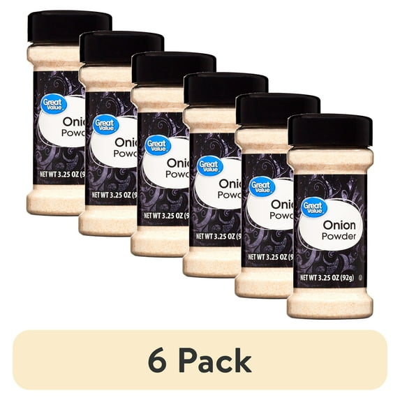 (6 pack) Great Value Onion Powder, 3.25 oz