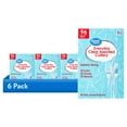 thumbnail image 1 of (6 pack) Great Value Plastic Everyday Clear Assorted Cutlery, 96 Count includes 32F/32S/32K, 1 of 11