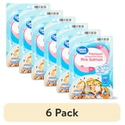 (6 pack) Great Value Premium Skinless & Boneless Pink Salmon, 2.5 oz