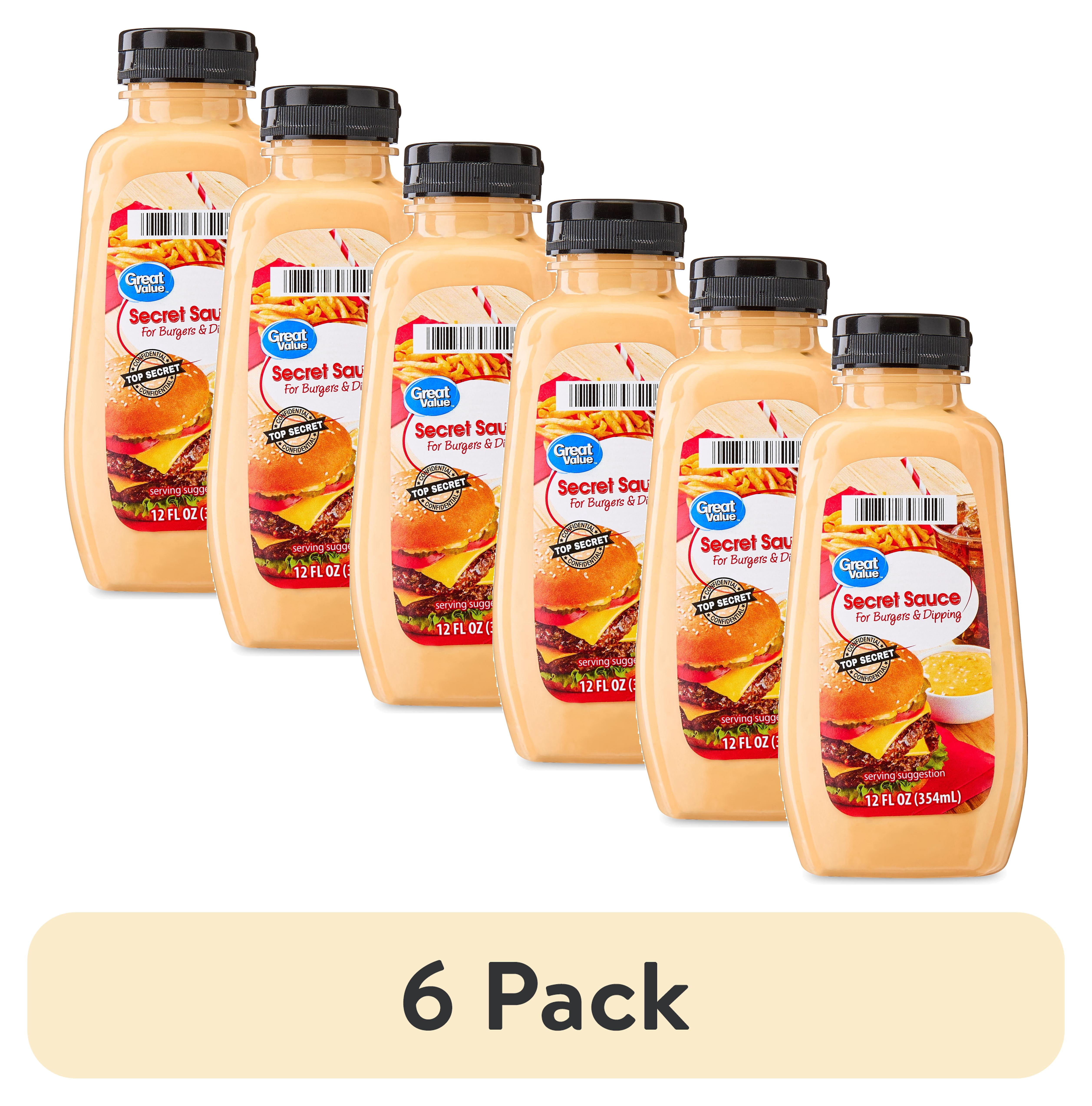 (6 pack) Great Value Secret Sauce for Burgers & Dipping, 12 fl oz (Squeeze Bottle)