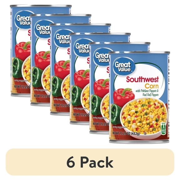 Great Value Southwest Corn, 15.25 oz Can