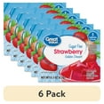 thumbnail image 1 of (6 pack) Great Value Sugar Free Strawberry Gelatin Dessert, 0.3 oz, 1 of 9