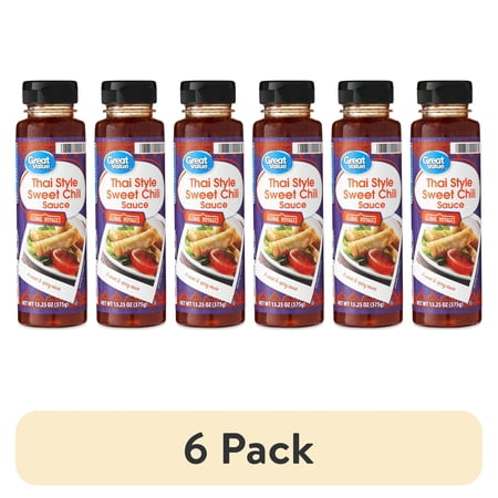 (6 pack) Great Value Thai Style Sweet Chili Sauce, 13.25 oz