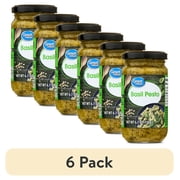 (6 pack) Great Value Traditional Basil Pesto, 6.7 oz (3 Servings)