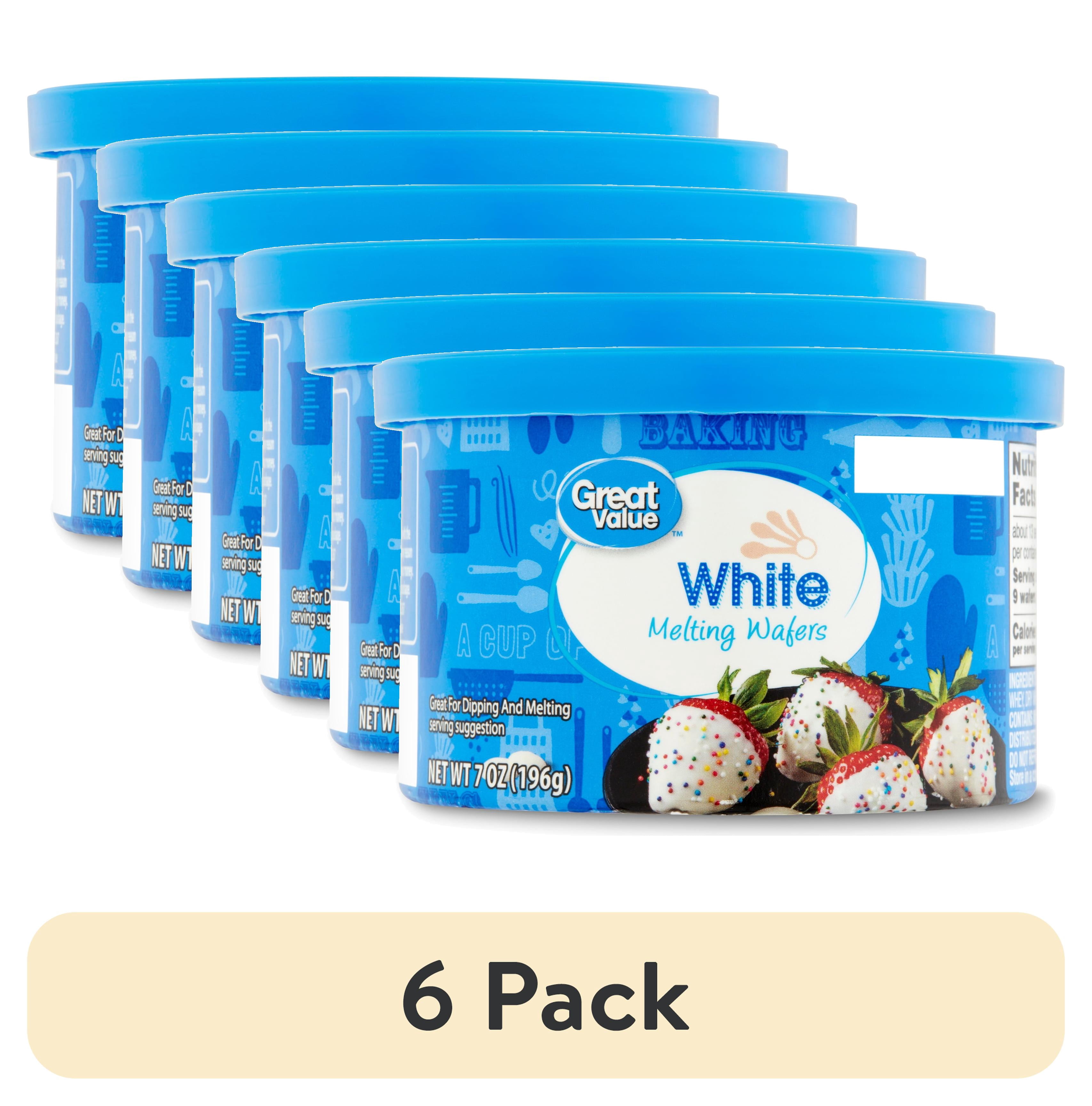 (6 pack) Great Value White Melting Wafers, 7 oz