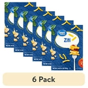 (6 pack) Great Value Ziti, 16 oz