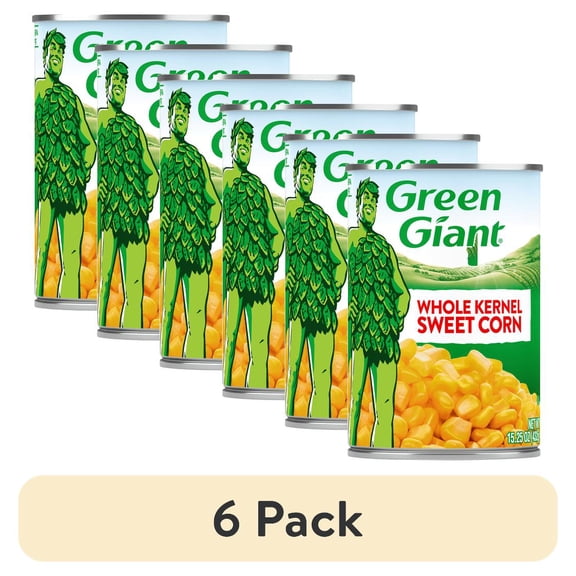(6 pack) Green Giant Sweet Corn Whole Kernel 15.25 oz (Pack of 4)
