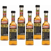 6 pack Gumout All-In-One Complete Fuel System Cleaner Additive, 10 oz