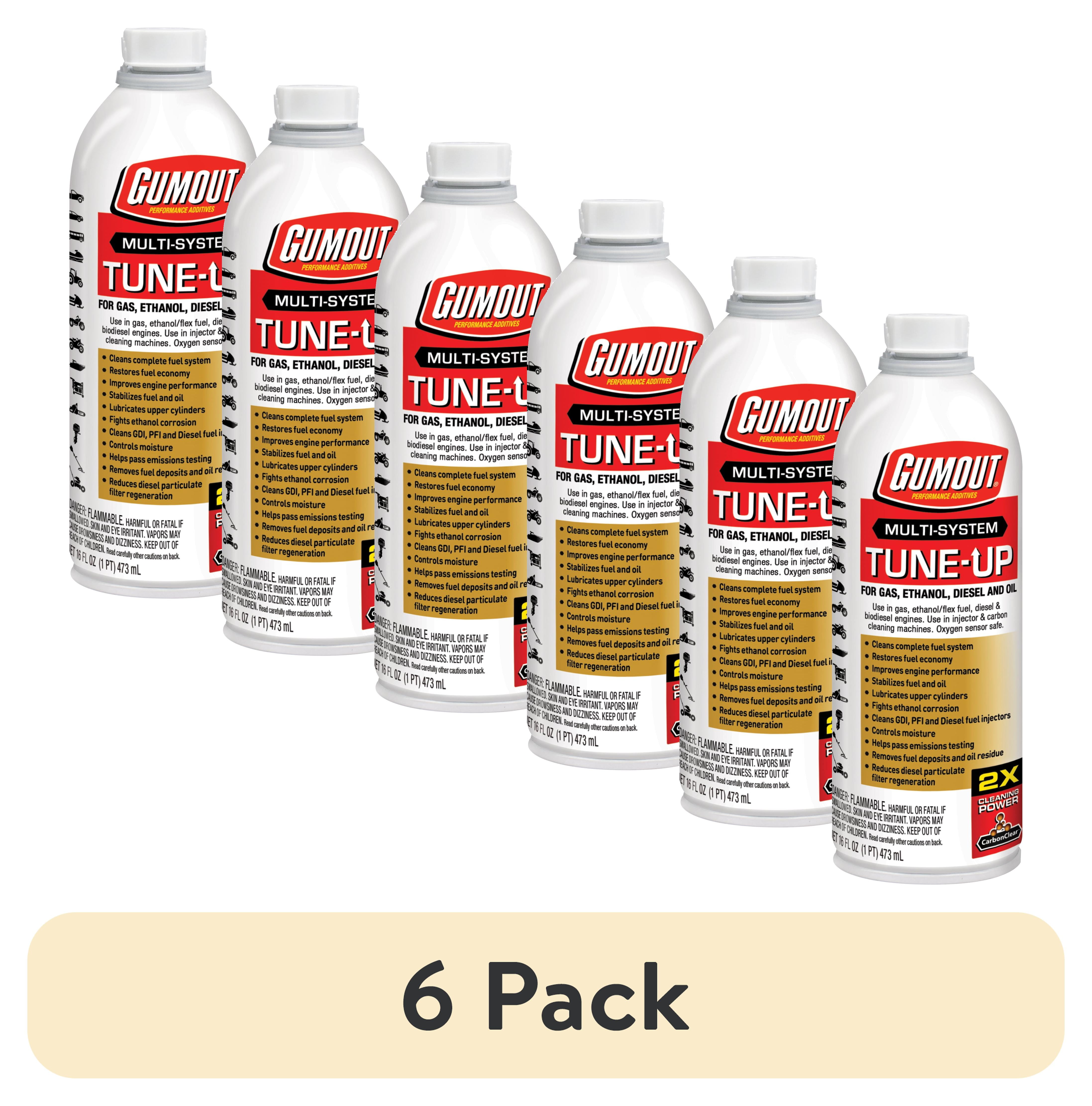 (6 pack) Gumout Multi-System Tune-up 16 oz Automotive Additive - 510011W