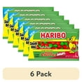 thumbnail image 1 of (6 pack) HARIBO Happy Cherries Mini Gummies Fruit Flavor Gummy Candy, 3.5oz, Share Size Peg Bag, 1 of 7