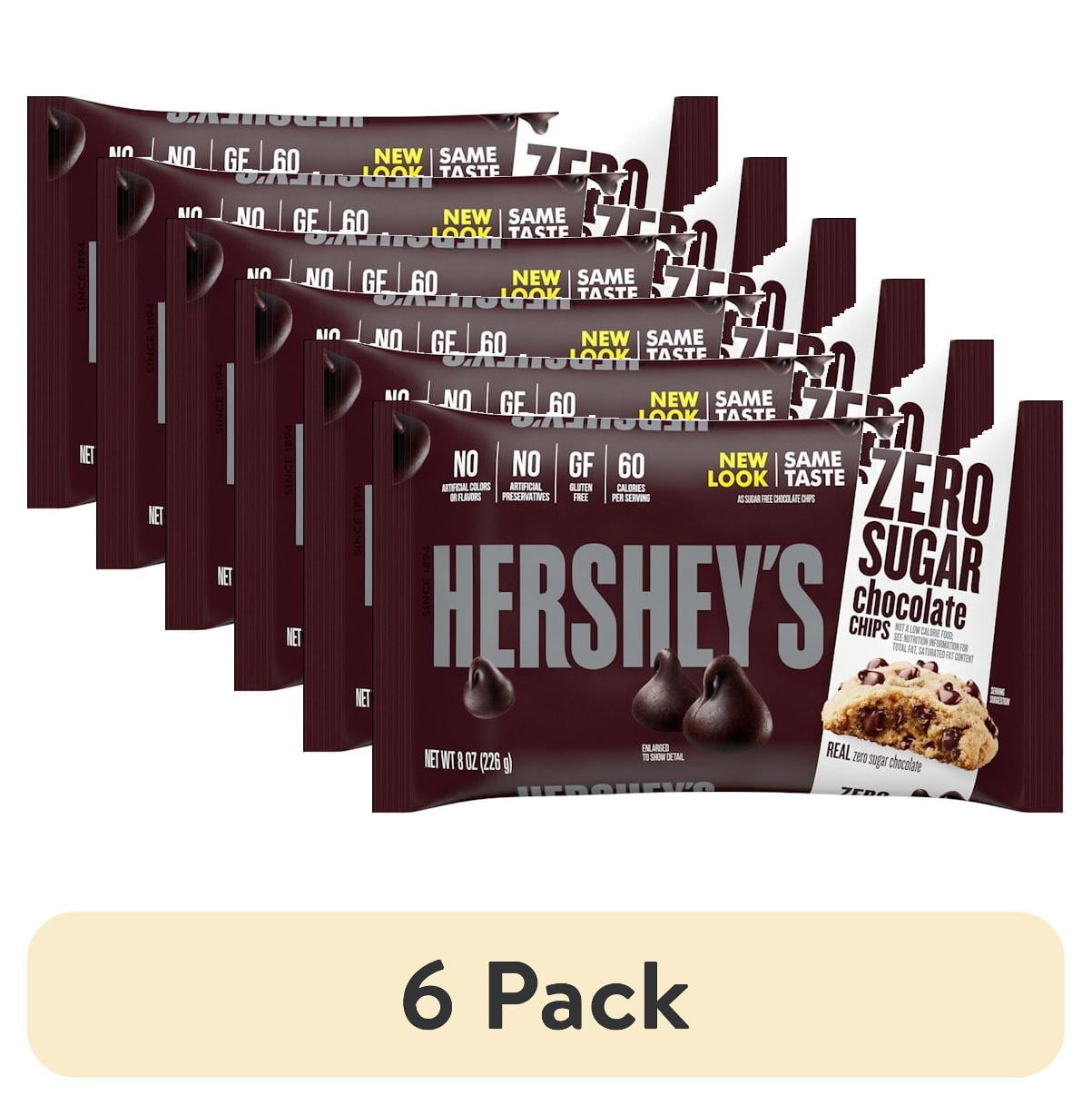 HERSHEY'S Zero Sugar Chocolate Baking Chips Bag, 8 oz - Walmart.com