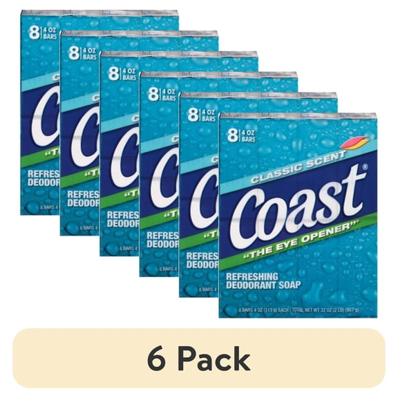 (6 pack) HRB -Coast Bath Bar 4 oz (8-BAR) - CLASSIC (9011978)