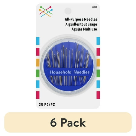 (6 pack) Hand Needle Assortment in Compact, 25 pack