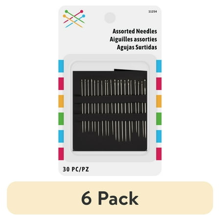 (6 pack) Hand Needles for Quilting, Assorted Sizes, 30-Count price history and forecast - Generic 11254
